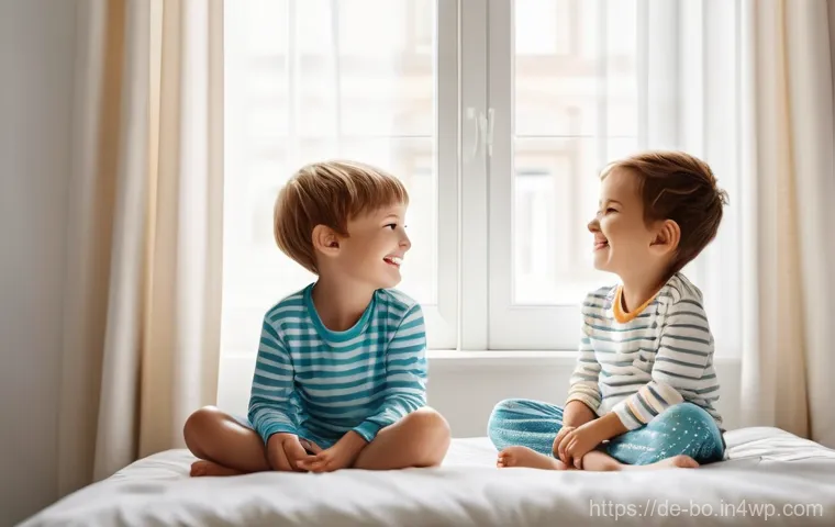 일주기 리듬 최적화를 위한 가족 건강 관리 - **Prompt 1: Golden Morning Wake-Up**
    A family of four (two parents, two children aged approximat...