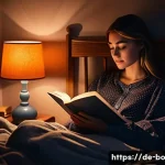 일주기 리듬 분석을 위한 데이터 수집 방법 - **Prompt:** A cozy bedroom scene at dusk. A young woman in her early 20s, wearing comfortable pajama...